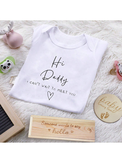 Surprise Pregnancy Announcements For Dad Pregnancy Test Keepsake Box Wooden Baby Announcement Baby Bodysuit Pregnancy Reveal Baby Gift Sets