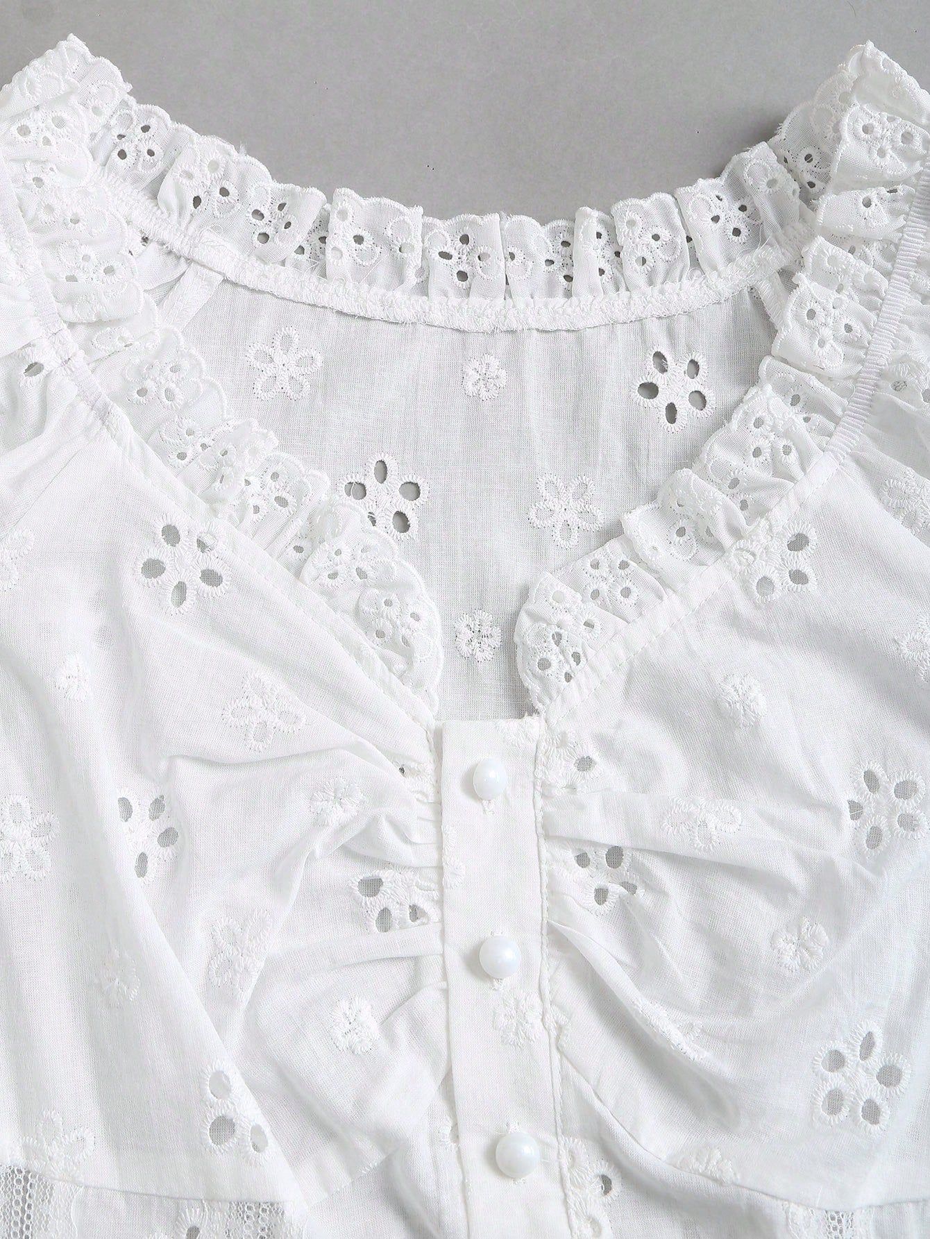Sweetra Women's 2000s Style Elegant Going Out Tops, Sweet Fitted Ruffle Hem Design, Ladies Blouse