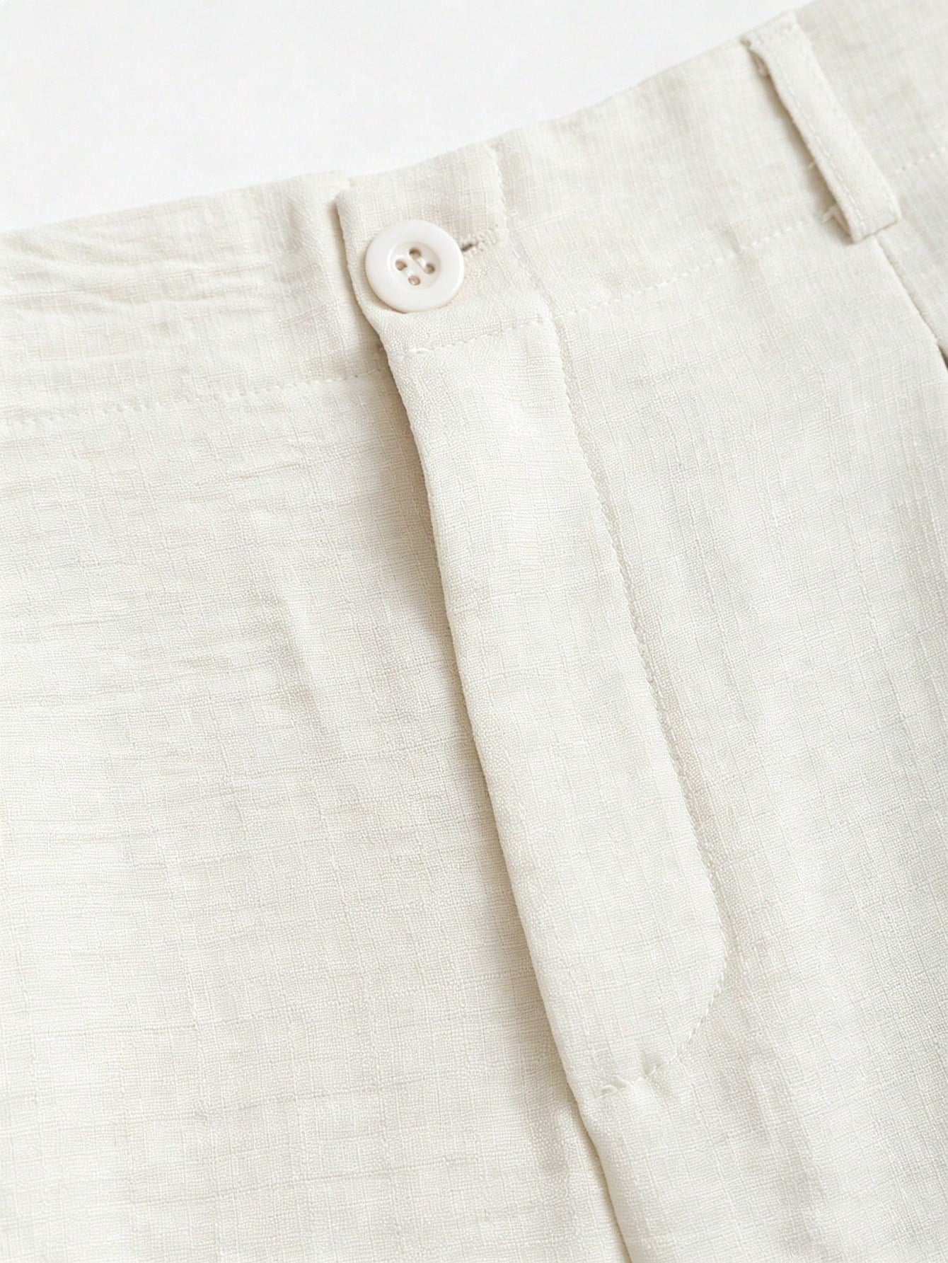 Sweetra Women's New Fashion Versatile Retro Elegant Color Woven Faux Linen Pleated Wide Leg Long Pants