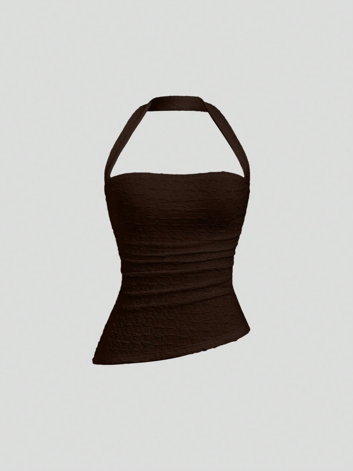 Sweetra Women's Plain Halter Neck Simple Camisole, Casual For Daily Wear Y2K
