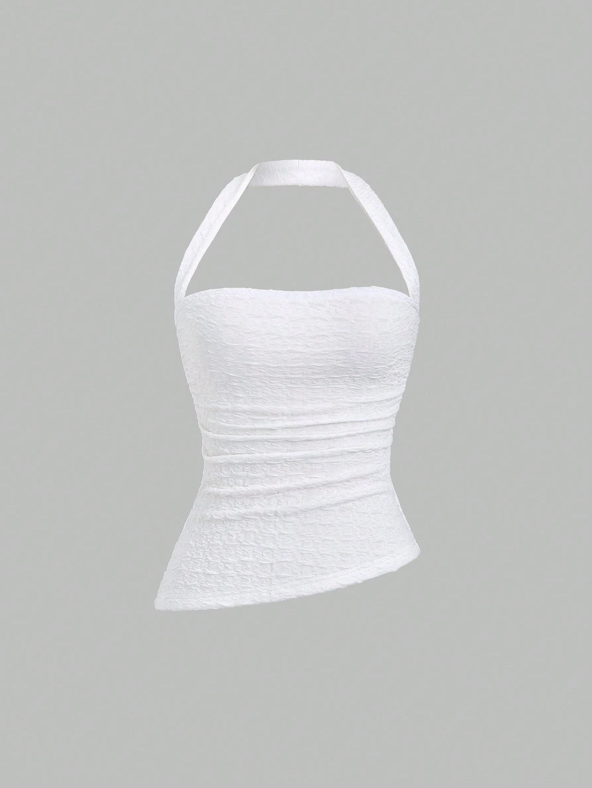Sweetra Women's Plain Halter Neck Simple Camisole, Casual For Daily Wear Y2K