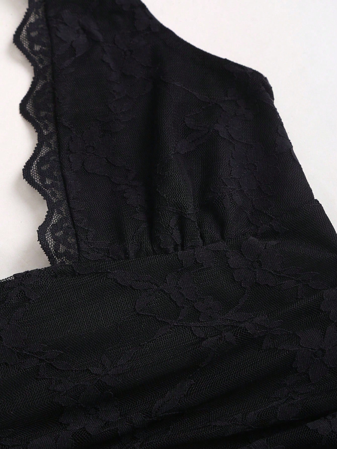Sweetra Y2K Sexy Lace Halter Elegant Sweet Pleated Chiffon Dress, Suitable For Commuting