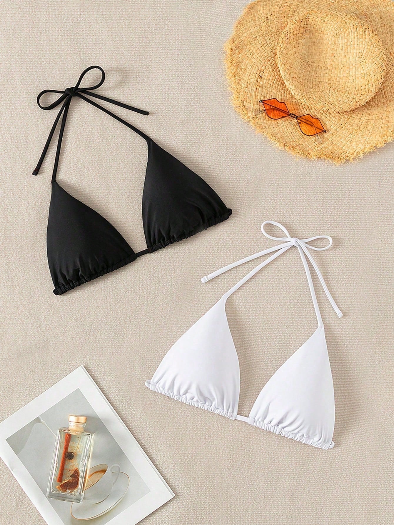 Swim Mod 2pcs Women Beach Vacation Bikini Swimwear Top