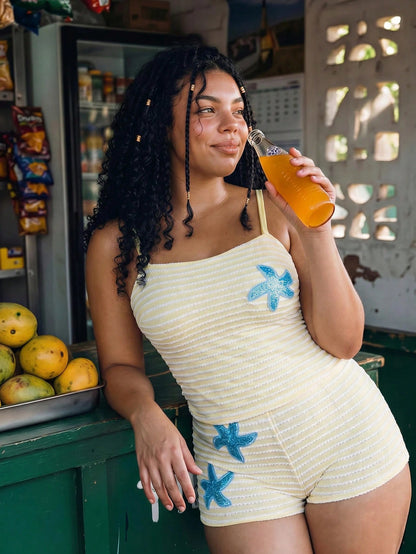 Swim SPRTY Plus Size Light Blue Summer Beach Holiday Holiday Special Fabric 2-Piece Swimwear,Detachable Padded Bust,Adjustable Straps,Ruffle Bandeau Top&Bottoms