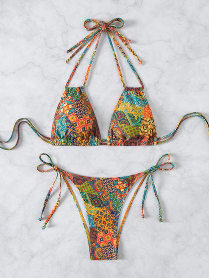 Swim Vcay Swim Suits For Women Bikini Set, Random Print, 2pcs, Purchased Copyright Summer Beach
