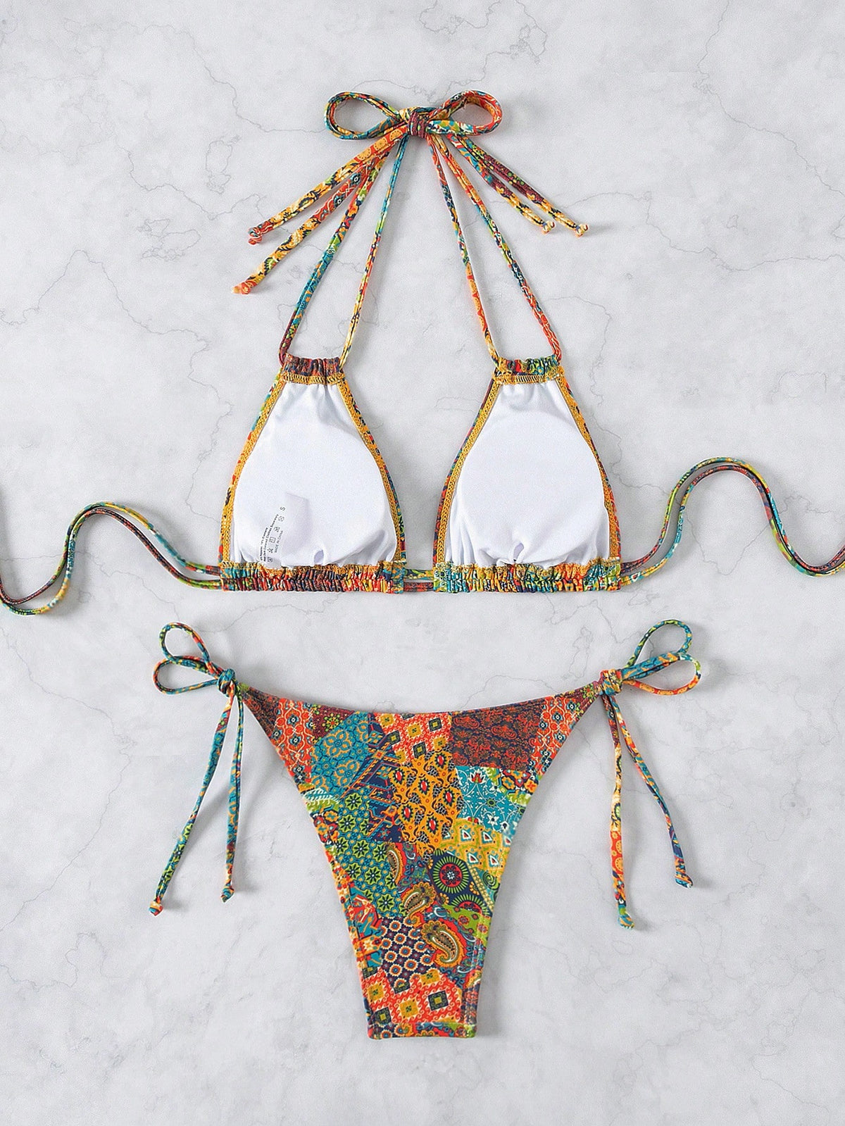 Swim Vcay Swim Suits For Women Bikini Set, Random Print, 2pcs, Purchased Copyright Summer Beach