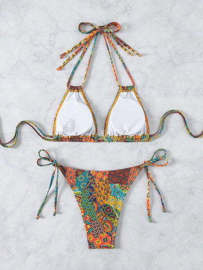Swim Vcay Swim Suits For Women Bikini Set, Random Print, 2pcs, Purchased Copyright Summer Beach