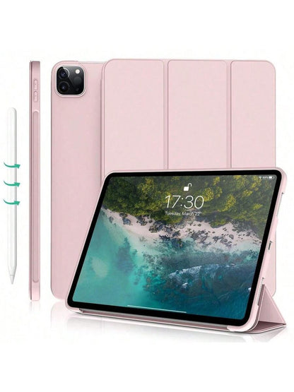 Tablet Protective Case Compatible With, Soft Anti-Fall Protection, Ultra-Thin/Smart Stand/Auto-Wake Protective Case Compatible With Air/Pro/Mini 1 2 3 4 5 6 7 8 9/10/Th Generation 10.9 Inch, 12.9 In