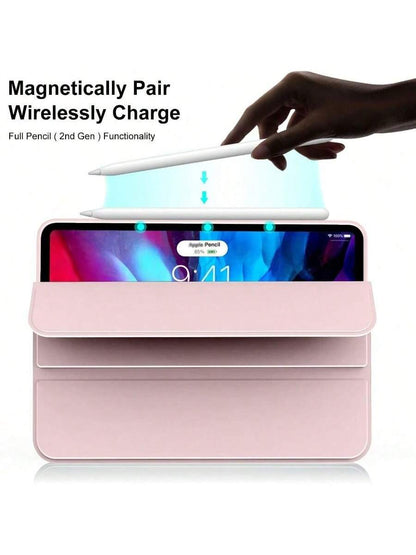 Tablet Protective Case Compatible With, Soft Anti-Fall Protection, Ultra-Thin/Smart Stand/Auto-Wake Protective Case Compatible With Air/Pro/Mini 1 2 3 4 5 6 7 8 9/10/Th Generation 10.9 Inch, 12.9 In