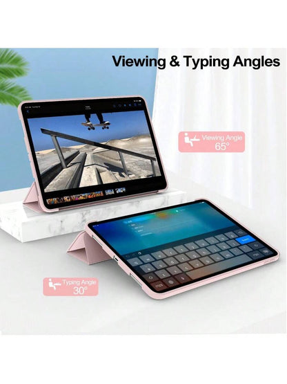 Tablet Protective Case Compatible With, Soft Anti-Fall Protection, Ultra-Thin/Smart Stand/Auto-Wake Protective Case Compatible With Air/Pro/Mini 1 2 3 4 5 6 7 8 9/10/Th Generation 10.9 Inch, 12.9 In