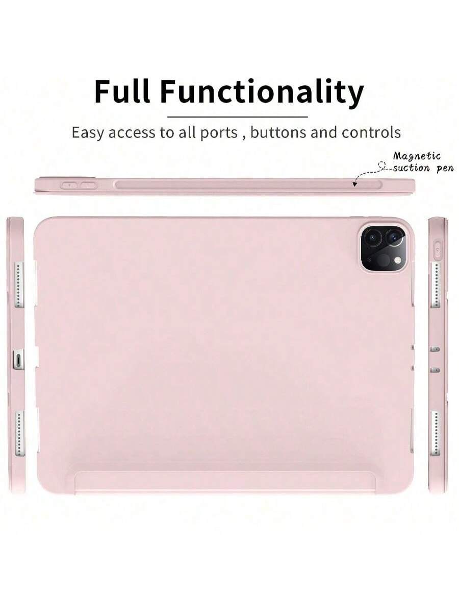 Tablet Protective Case Compatible With, Soft Anti-Fall Protection, Ultra-Thin/Smart Stand/Auto-Wake Protective Case Compatible With Air/Pro/Mini 1 2 3 4 5 6 7 8 9/10/Th Generation 10.9 Inch, 12.9 In