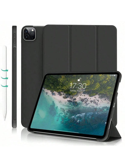 Tablet Protective Case Compatible With, Soft Anti-Fall Protection, Ultra-Thin/Smart Stand/Auto-Wake Protective Case Compatible With Air/Pro/Mini 1 2 3 4 5 6 7 8 9/10/Th Generation 10.9 Inch, 12.9 In