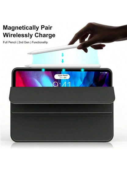 Tablet Protective Case Compatible With, Soft Anti-Fall Protection, Ultra-Thin/Smart Stand/Auto-Wake Protective Case Compatible With Air/Pro/Mini 1 2 3 4 5 6 7 8 9/10/Th Generation 10.9 Inch, 12.9 In