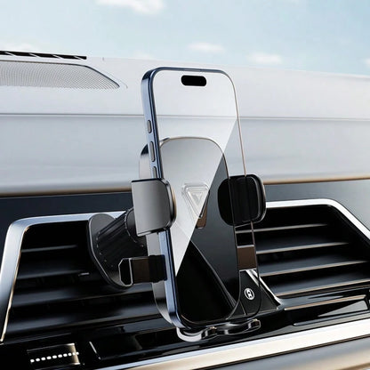 TAFDIUR 360° Rotatable Rearview Mirror Mounted Car Phone Holder, Fits Car Air Vent, Suitable For Phones And Dashboards, Made Of ABS Material, Non-Waterproof, Adjustable Shape, Car Accessory