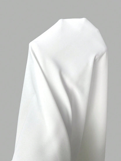 Tall Women's Solid Color With Slanted Pockets Practical Elegant Simple Commuting Office A-Line Umbrella Skirt Long Formal White Maxi Skirts For Women, Tall Women