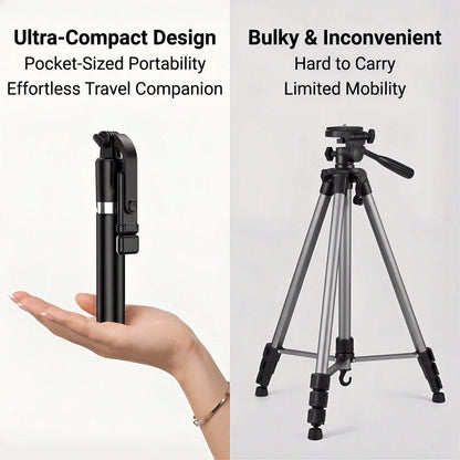 Tangle-Free Large Size Smartphone Photography Accessories Tripod Fill Light 70'' Extendable Selfie Stick Tripod With Wireless Remote & Dual Fill Lights Portable Phone Stand For Smartphones And Cell Ph