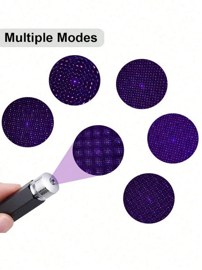 Teckwe 1pc Romantic LED USB Galaxy Star Projector Night Light For Car Ceiling And Room Ceiling