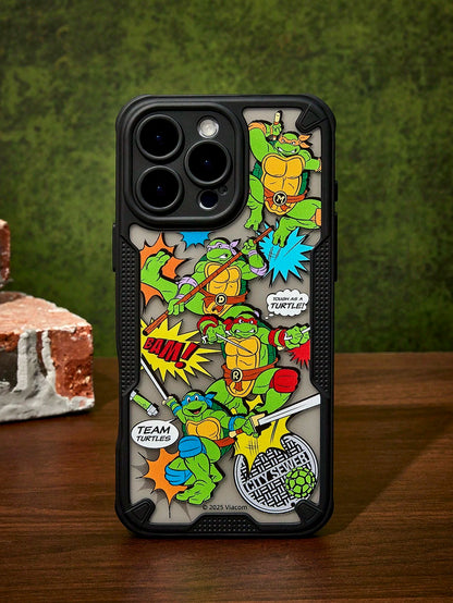 TEENAGE MUTANT NINJA TURTLES| Durable Robot Style Cartoon Pattern Mobile Phone Case, Anti-Collision, Design, Compatible With IPhone