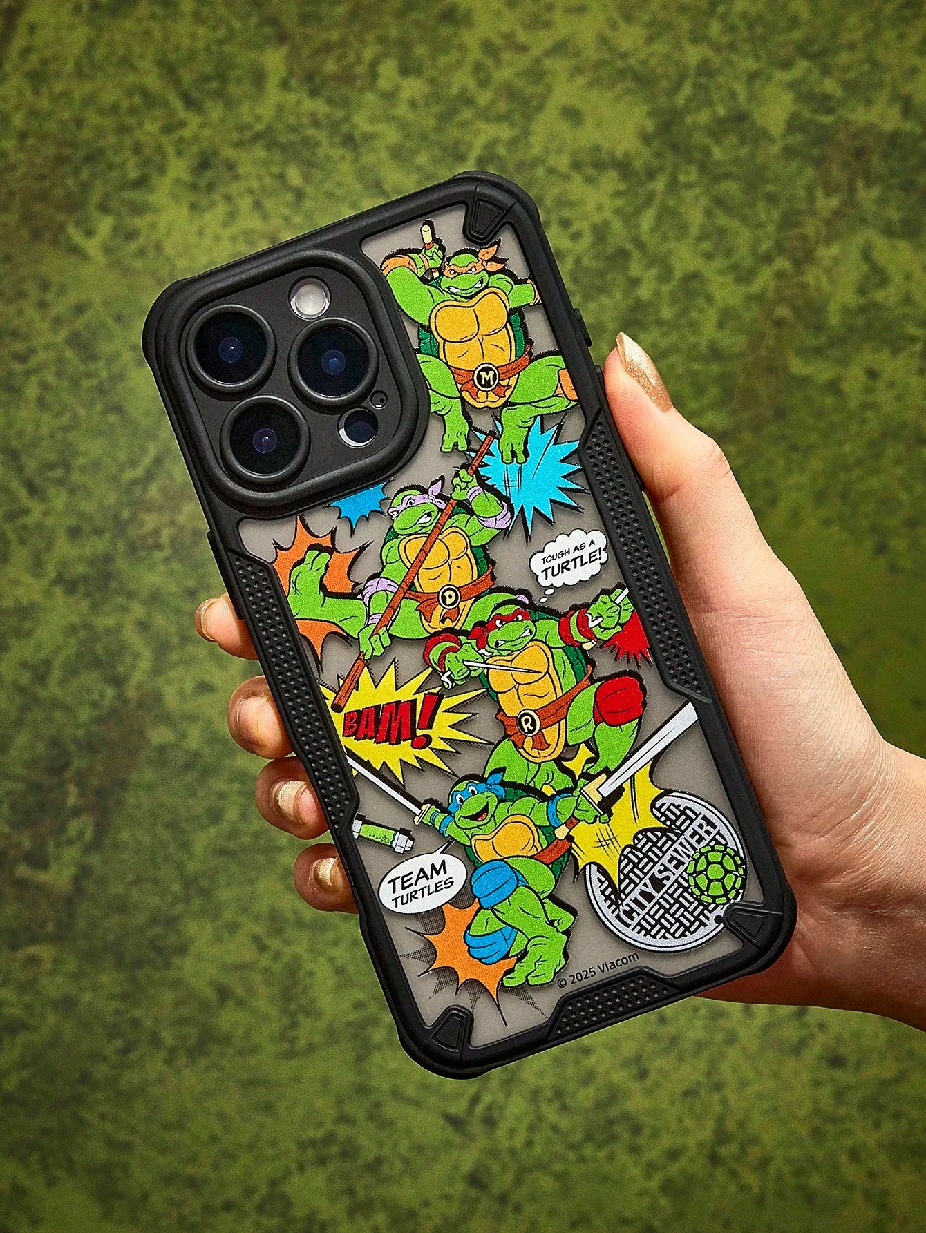 TEENAGE MUTANT NINJA TURTLES| Durable Robot Style Cartoon Pattern Mobile Phone Case, Anti-Collision, Design, Compatible With IPhone