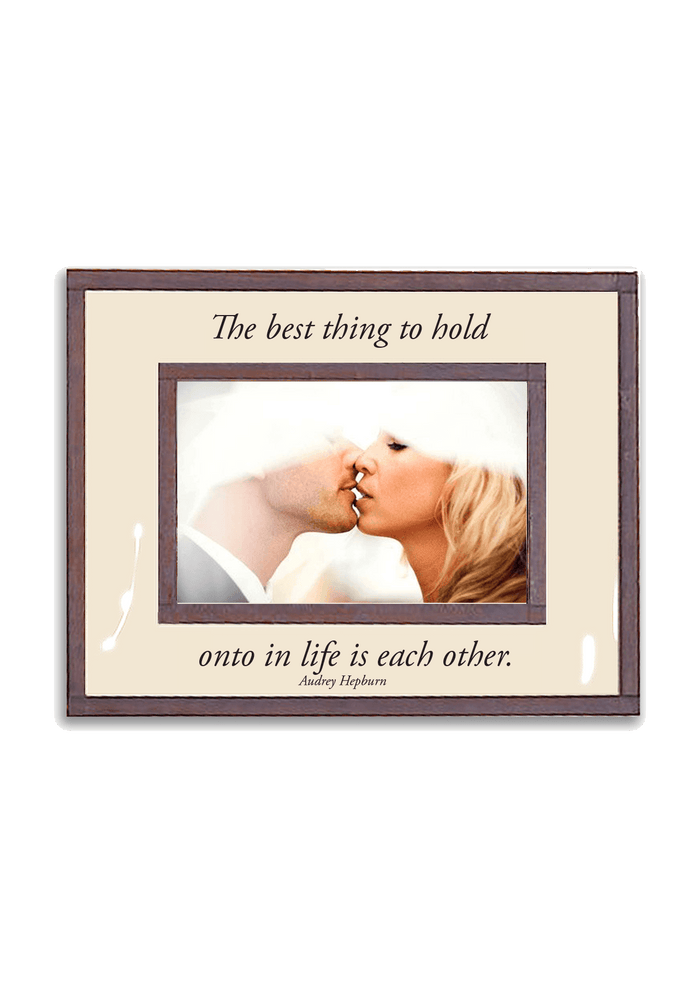 The Best Thing To Hold On To In Life Copper & Glass Photo Frame - Ben's Garden