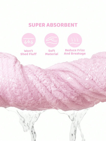 THE POWERPUFF GIRLS X 1 Pc Heart & Blossom, Bubbles, Buttercup Pattern Absorbent Hair Drying Towel Cap, Suitable For All Hair Types,Y 2 K Hair Drying Towel Wrap,Valentine's Day