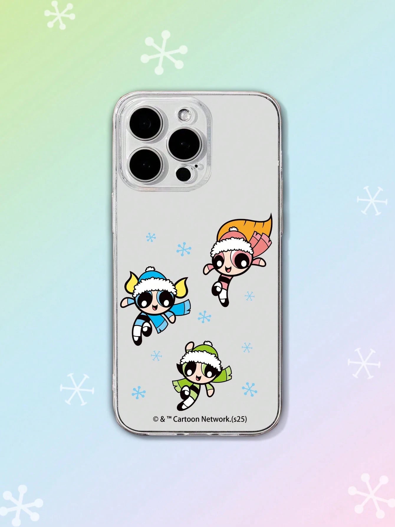 THE POWERPUFF GIRLS X This Powerpuff Girls 2-In-1 Film Phone Case Is Made Of TPU+PC Material, Offering A Shockproof Frosted Feel. The Finely Printed Pattern Effectively Protects Your Apple 14/15