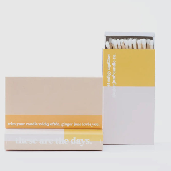 These Are The Days Matchbox
