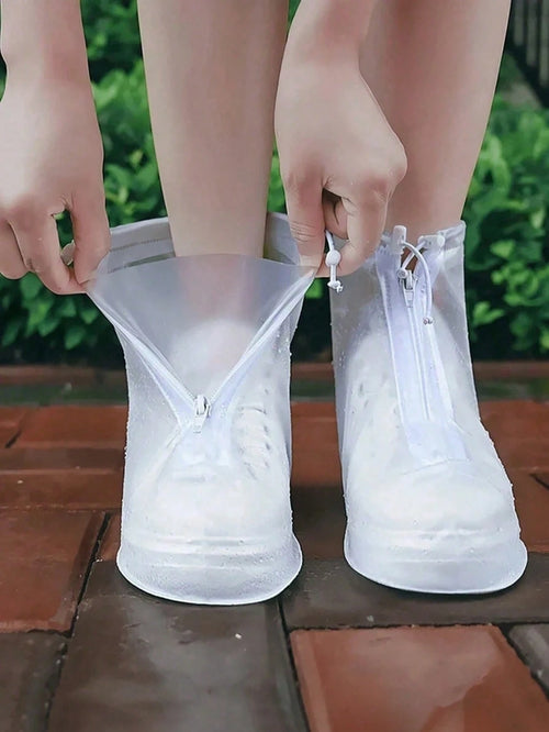 Thickened Waterproof Rain Shoe Covers – Highly Elastic, Foldable, And Portable Silicone – A Must-Have For The Back-To-School Season