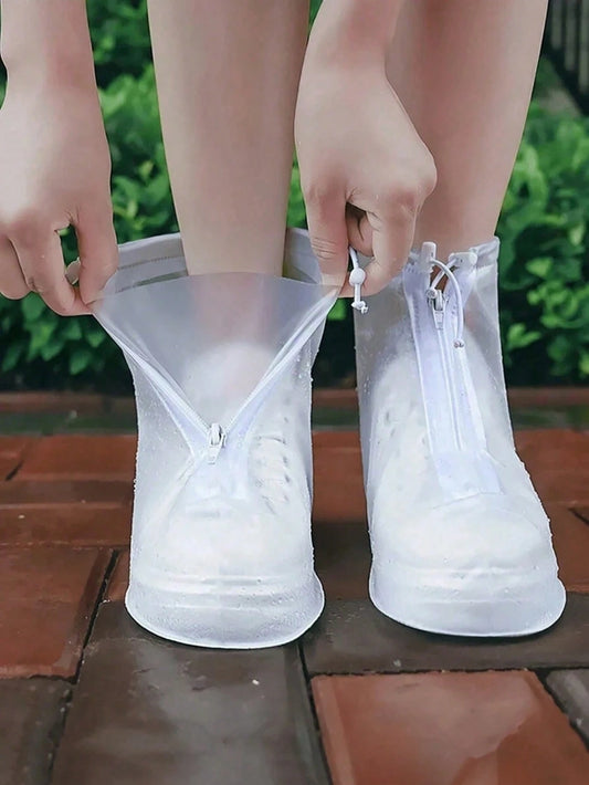Thickened Waterproof Rain Shoe Covers – Highly Elastic, Foldable, And Portable Silicone – A Must-Have For The Back-To-School Season