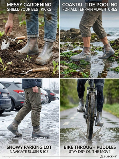 Thickened Waterproof Rain Shoe Covers – Highly Elastic, Foldable, And Portable Silicone – A Must-Have For The Back-To-School Season