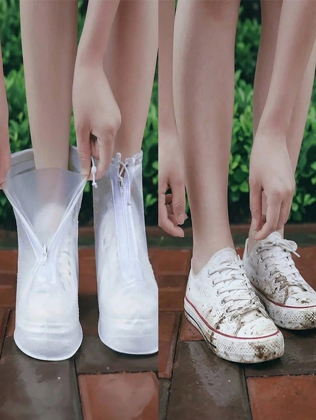 Thickened Waterproof Rain Shoe Covers – Highly Elastic, Foldable, And Portable Silicone – A Must-Have For The Back-To-School Season