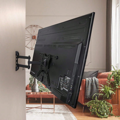 Tilt Swivel TV Wall Mount Full Motion Articulating Bracket Steel TV Wall Bracket Installation, Rotation, Tilt, All-Round Movement Suitable For 32-55 Inch LCD LED Plasma TV