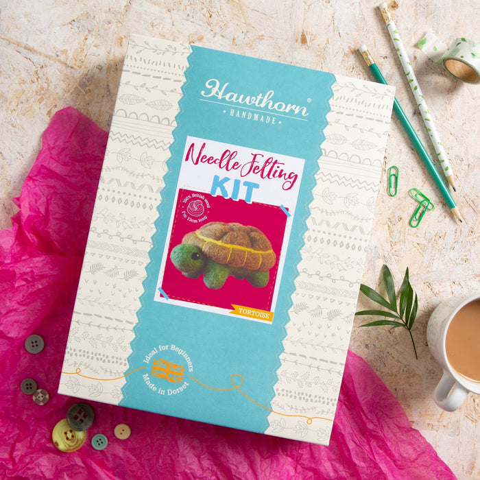 Tortoise Needle Felting Kit | Beginner Craft Kit