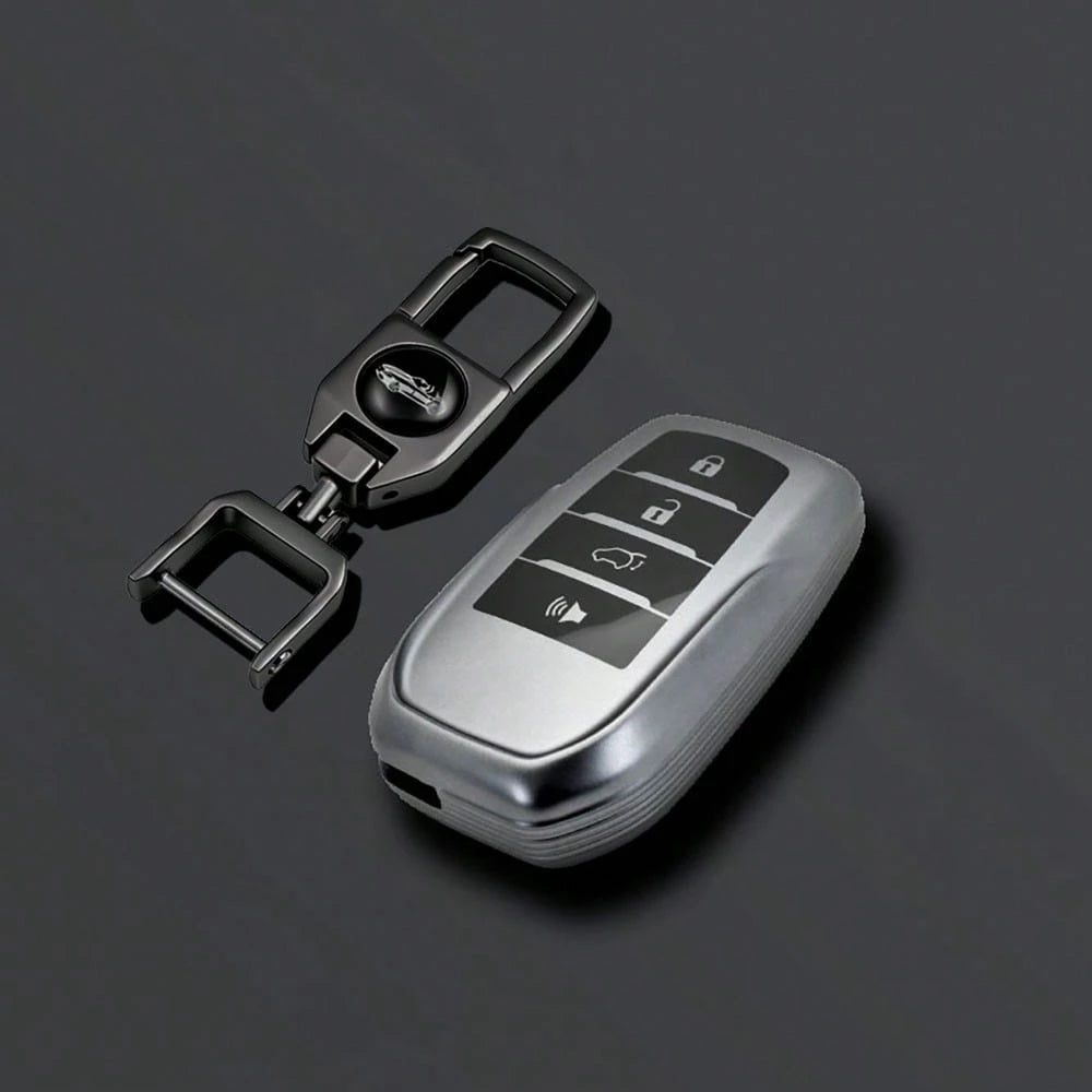TPU Car Remote Key Fob Cover Protective Case Compatible With Toyota CHR Hilux Fortuner Land Cruiser 200 Camry Corolla Crown RAV4 Highlander Series Accessories
