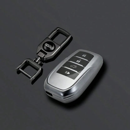 TPU Car Remote Key Fob Cover Protective Case Compatible With Toyota CHR Hilux Fortuner Land Cruiser 200 Camry Corolla Crown RAV4 Highlander Series Accessories