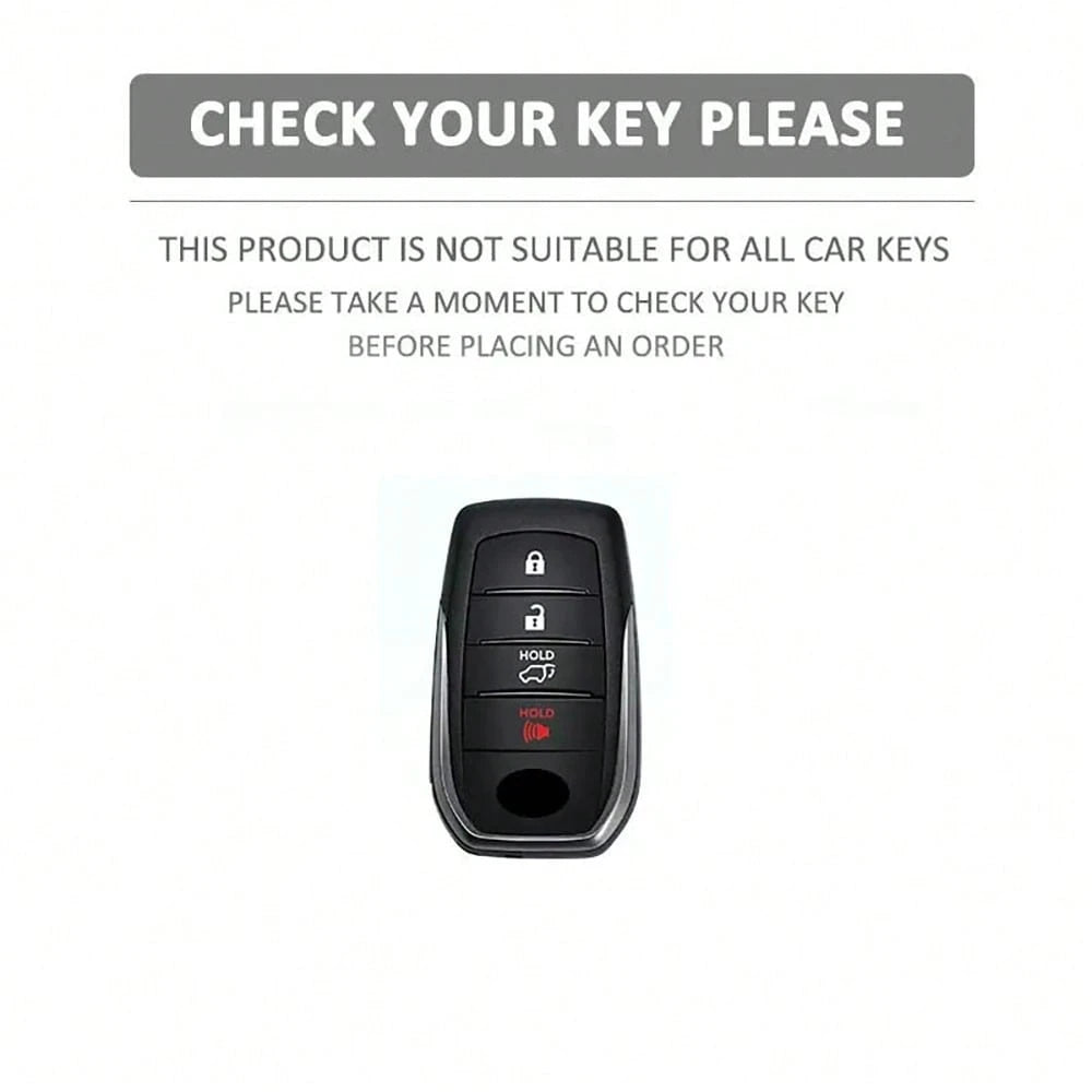 TPU Car Remote Key Fob Cover Protective Case Compatible With Toyota CHR Hilux Fortuner Land Cruiser 200 Camry Corolla Crown RAV4 Highlander Series Accessories