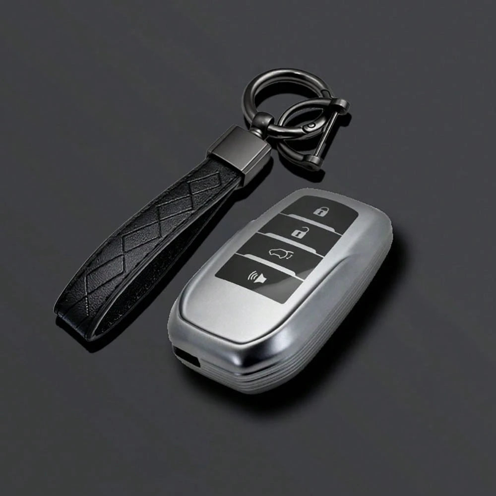 TPU Car Remote Key Fob Cover Protective Case Compatible With Toyota CHR Hilux Fortuner Land Cruiser 200 Camry Corolla Crown RAV4 Highlander Series Accessories