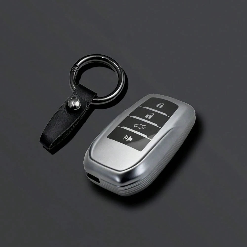 TPU Car Remote Key Fob Cover Protective Case Compatible With Toyota CHR Hilux Fortuner Land Cruiser 200 Camry Corolla Crown RAV4 Highlander Series Accessories