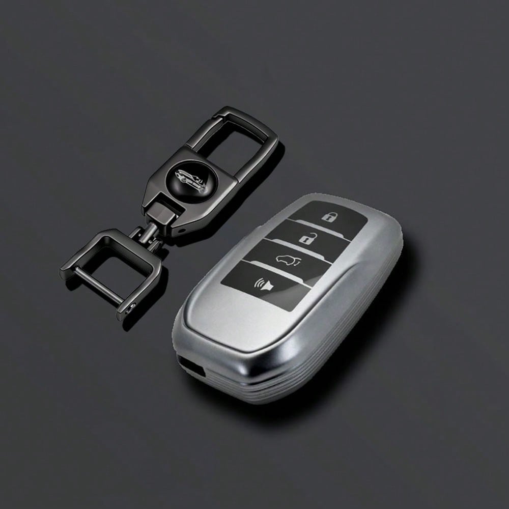 TPU Car Remote Key Fob Cover Protective Case Compatible With Toyota CHR Hilux Fortuner Land Cruiser 200 Camry Corolla Crown RAV4 Highlander Series Accessories