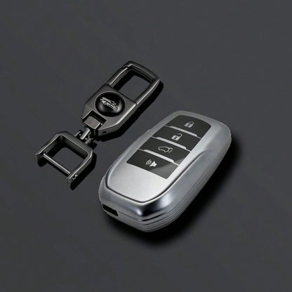 TPU Car Remote Key Fob Cover Protective Case Compatible With Toyota CHR Hilux Fortuner Land Cruiser 200 Camry Corolla Crown RAV4 Highlander Series Accessories