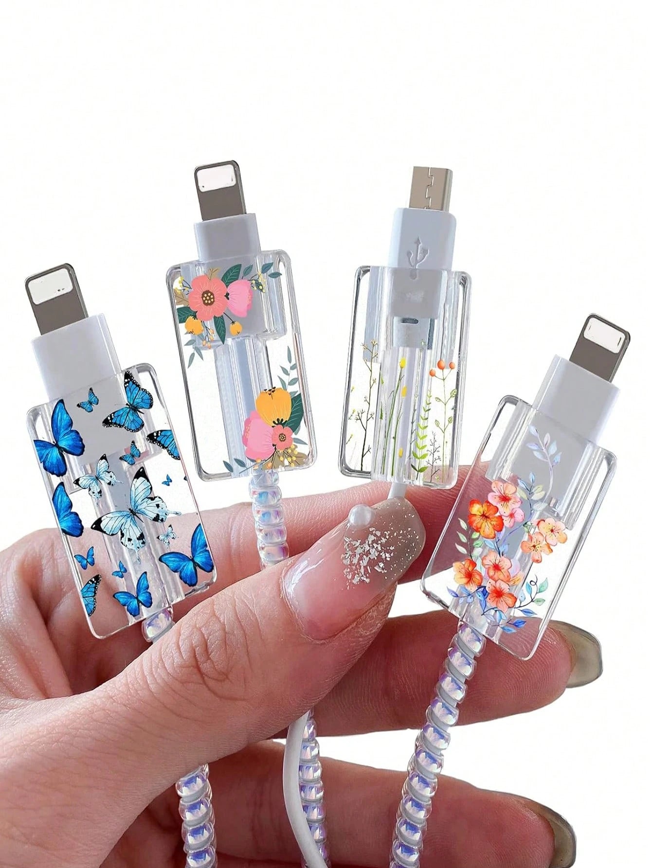 Transparent Cable Protective Cover, Anti-Break Cable Protector, Charger Protector