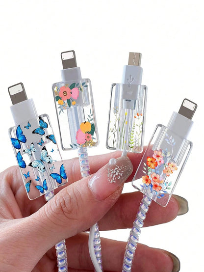 Transparent Cable Protective Cover, Anti-Break Cable Protector, Charger Protector