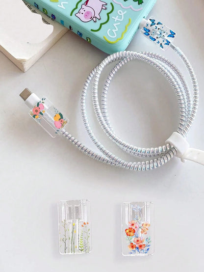 Transparent Cable Protective Cover, Anti-Break Cable Protector, Charger Protector