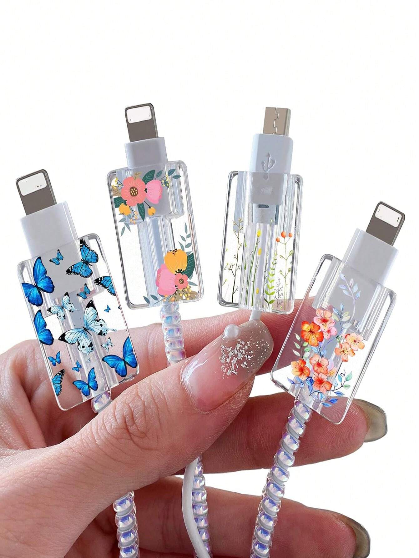 Transparent Cable Protective Cover, Anti-Break Cable Protector, Charger Protector