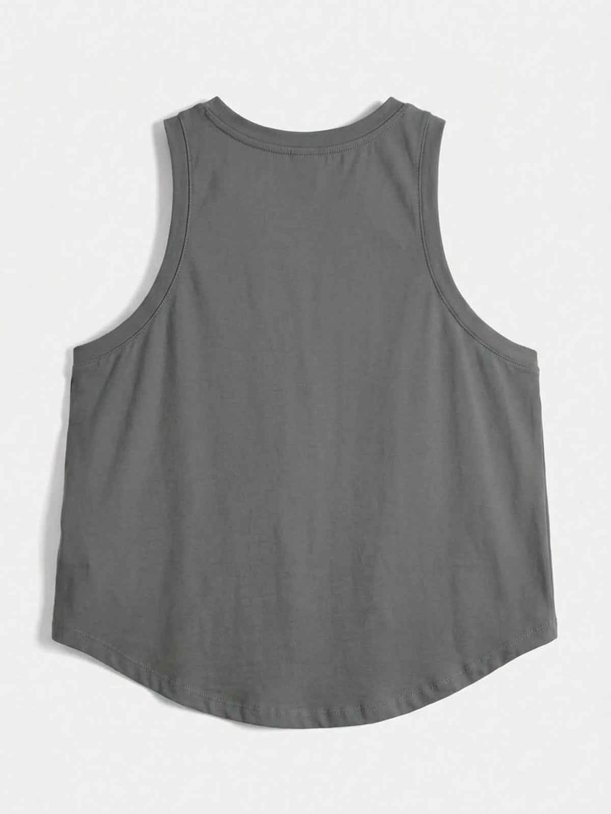 Tseoso Solid High Low Hem Tank Top