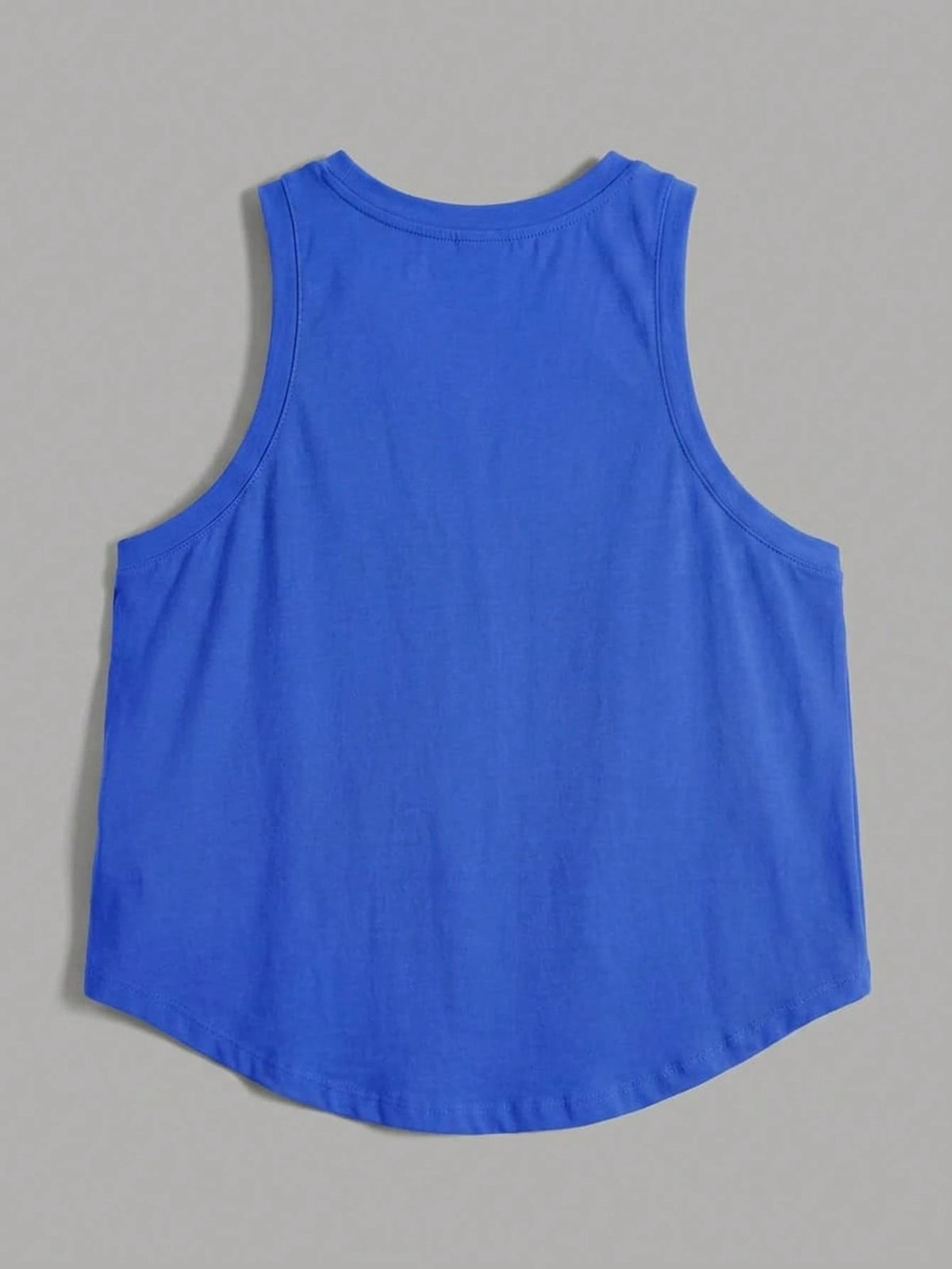 Tseoso Solid High Low Hem Tank Top