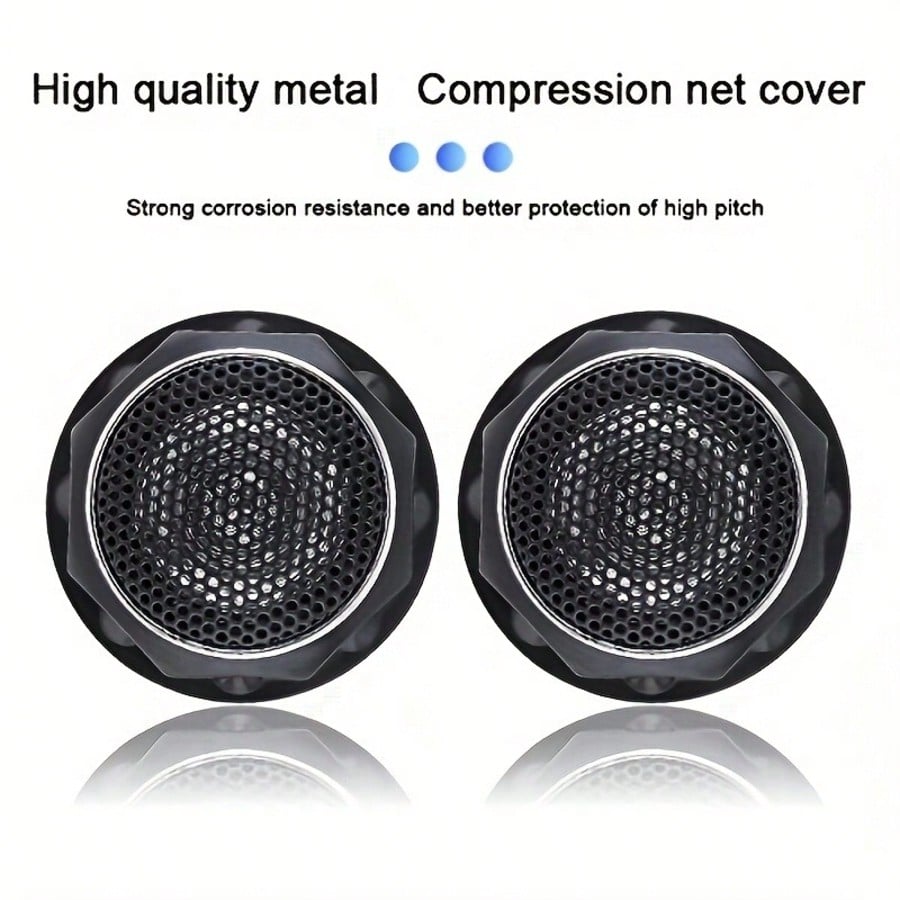 Two 140W T280 High-Efficiency Speakers For Sound System-Black, 12W, 36V, Thermoplastic Polyester, Embedded, High-Resolution Audio, Adaptive, Audio Accessories| Modern Speakers| Durable Speakers