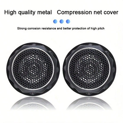 Two 140W T280 High-Efficiency Speakers For Sound System-Black, 12W, 36V, Thermoplastic Polyester, Embedded, High-Resolution Audio, Adaptive, Audio Accessories| Modern Speakers| Durable Speakers