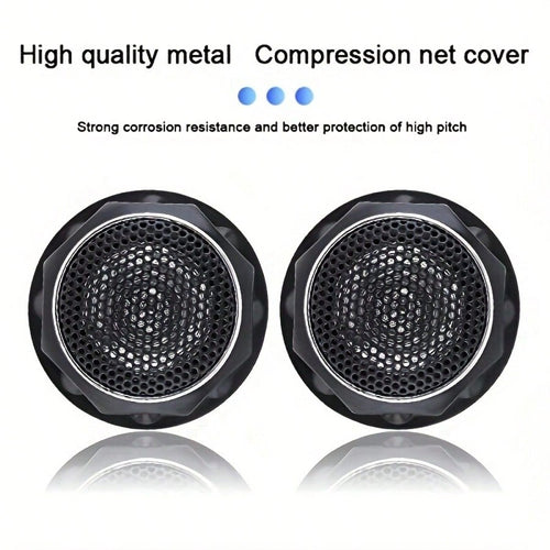 Two 140W T280 High-Efficiency Speakers For Sound System-Black, 12W, 36V, Thermoplastic Polyester, Embedded, High-Resolution Audio, Adaptive, Audio Accessories| Modern Speakers| Durable Speakers