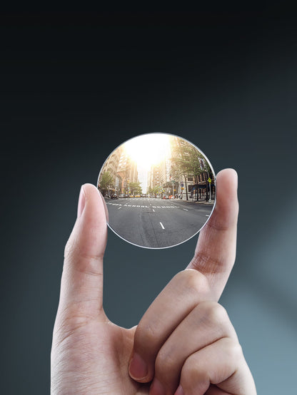 UGREEN 2PCS Car Mirror 360°HD Blind Sport Mirrior Wide Angle Round Convex Rearview Mirror Vehicle Parking Rimless Rear View Mirror